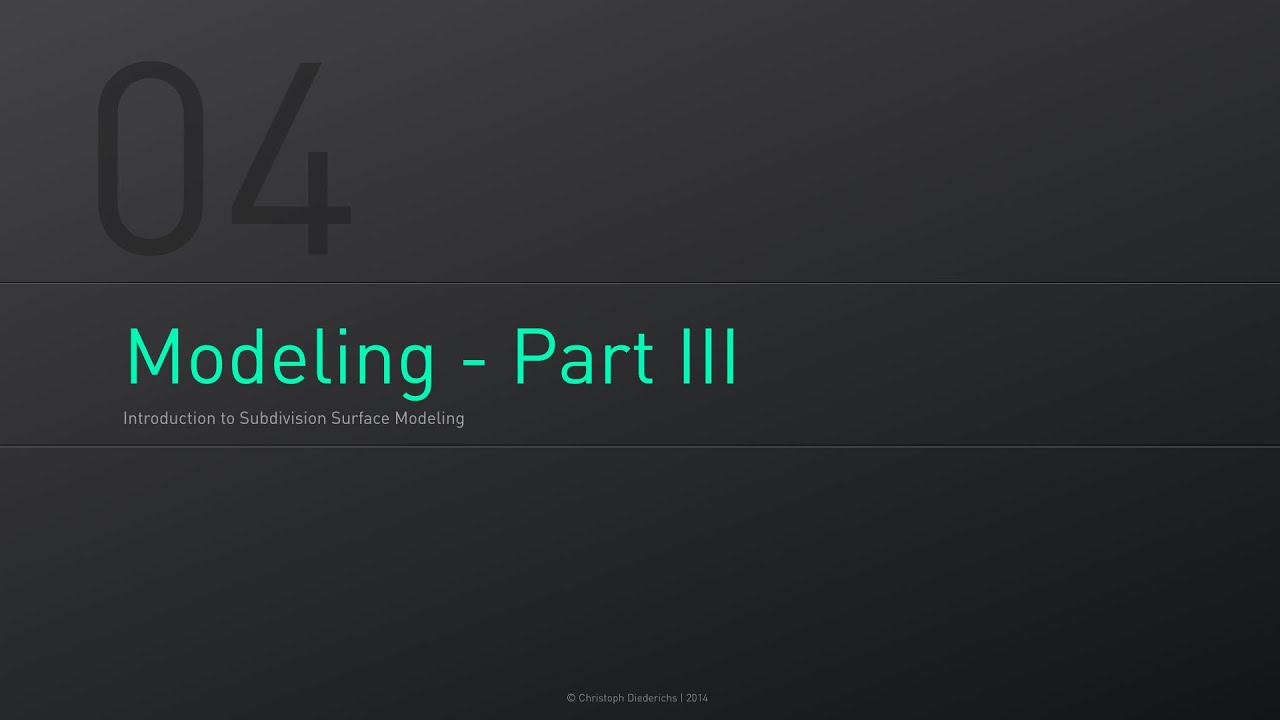 C4D Fundamentals | 04 - Introduction to Subdivision Surface Modeling