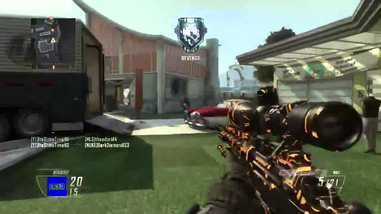 ItsSlimeTimeHD's BO2 QuickScope Montage #1 - 5 MAN FEED
