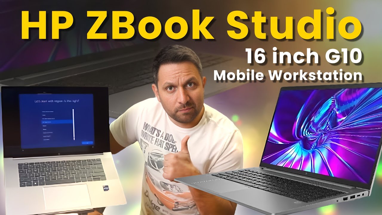 Обзор мобильной рабочей станции HP ZBook Studio 16 G10, разборка, модернизация.