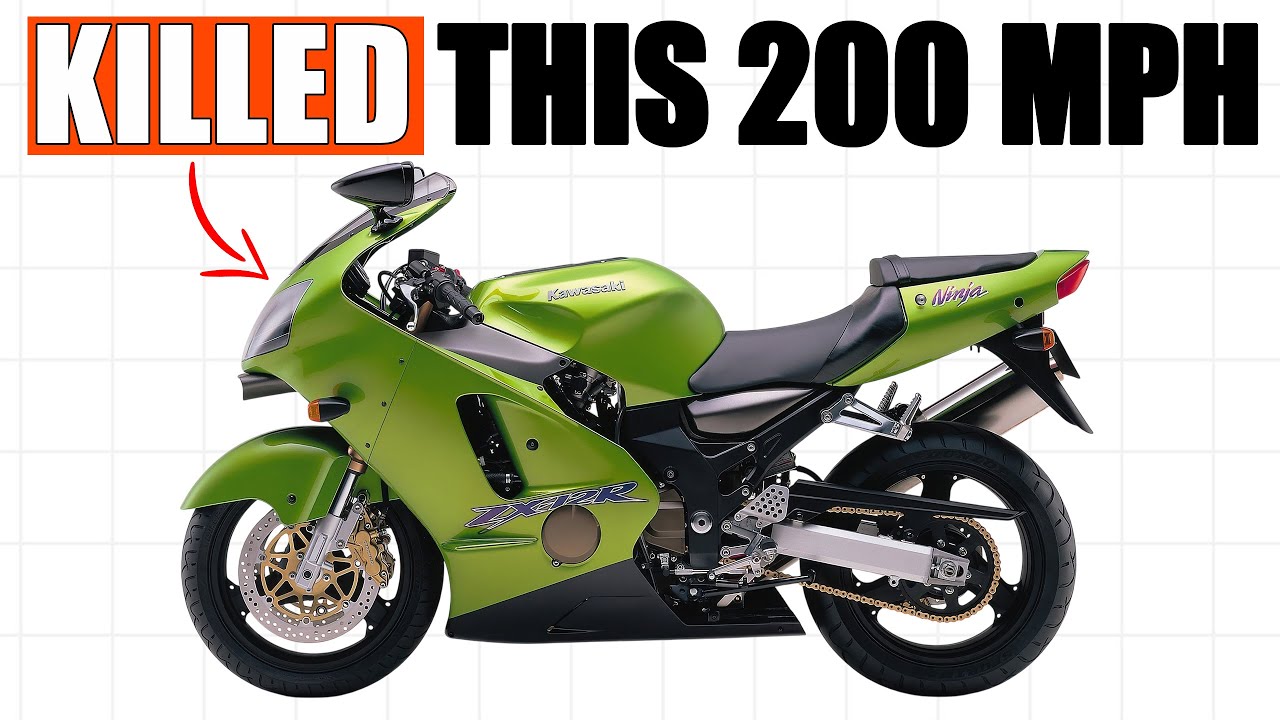 Почему Kawasaki ZX-12R заглушили прямо перед тем, как разогнаться до 200 миль в час?