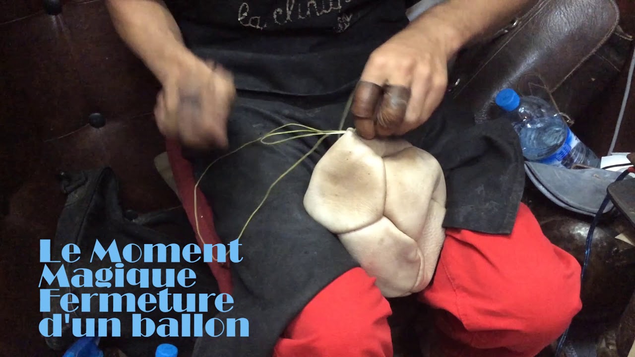 Realisation d'un ballon en cuir en 5’