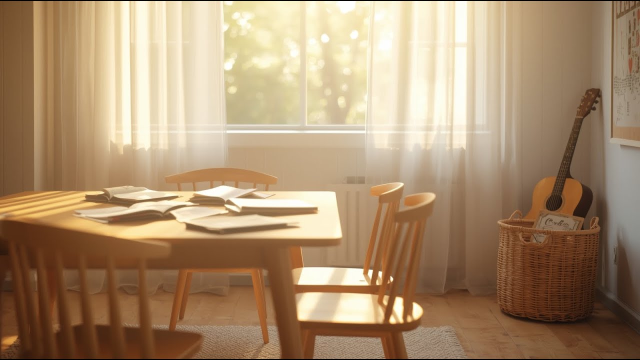 🎶 🏡 Cozy Homeschool Morning Basket Music | Gentle Acoustic for Welcome & Setup (2 Hours)
