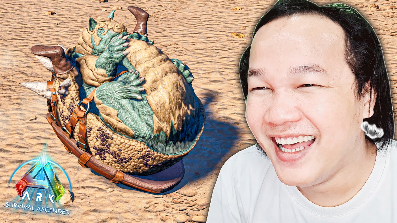 ស្ដេចថ្មរមានក្បាច់ពិសេសលឿងដូចព្យុះ😱! ARK Survival Ascended Cambodia Part 22