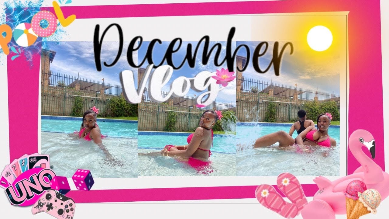 PRETTY’S WEEKEND DAIRIES | FRIDAY GAMES🎲 NIGHT + SATURDAY POOL DAY 🐬🌺 | #vlogmas 🇿🇦