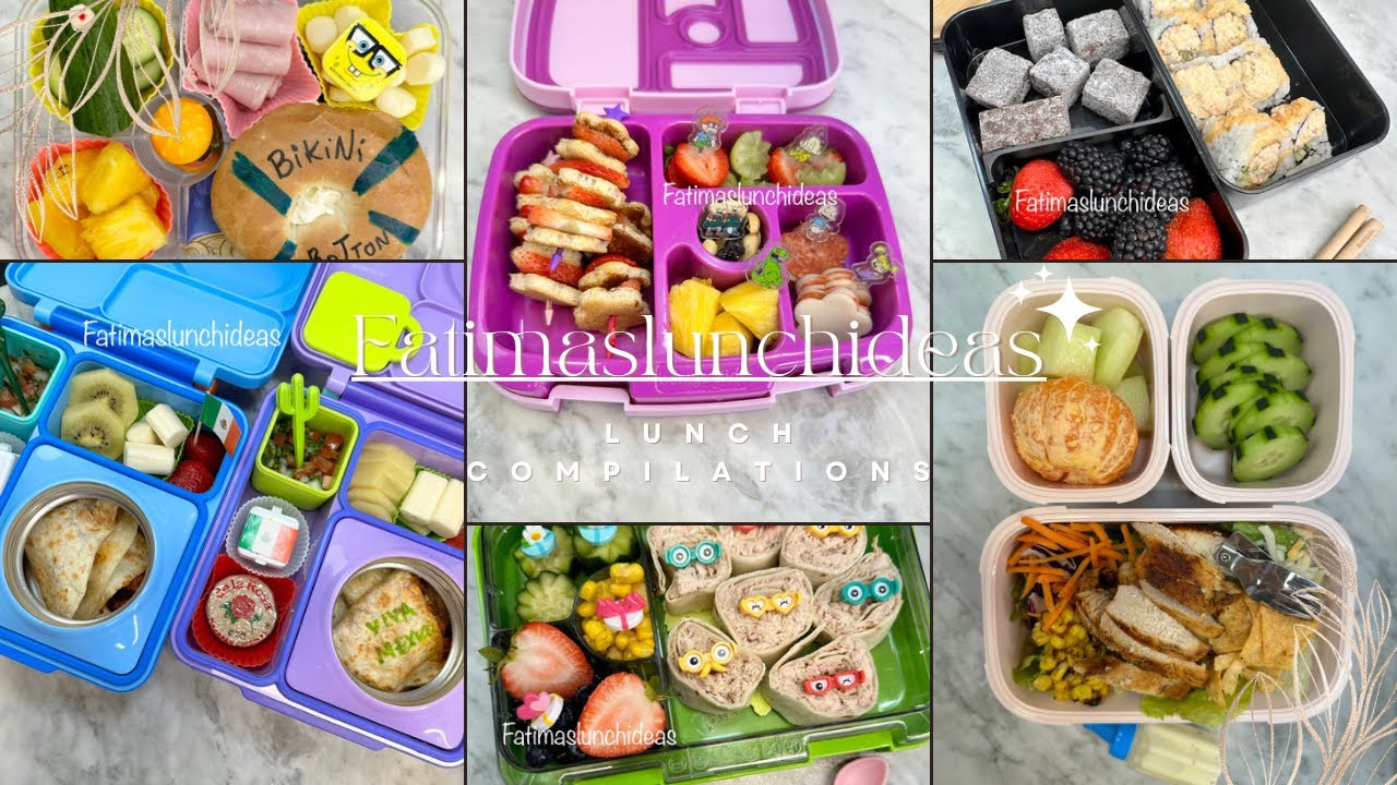 Weekly lunch box compilations| Recopilaciones de las Loncheras de la semana #lunchbox #bento