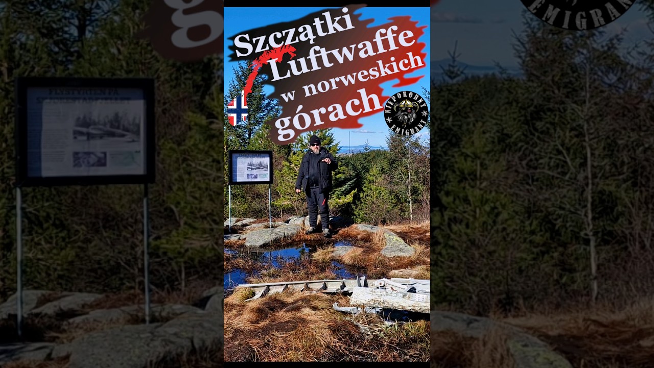 Co zostało po Luftwaffe w norweskich g&oacute;rach? #historia #norwegia #luftwaffe