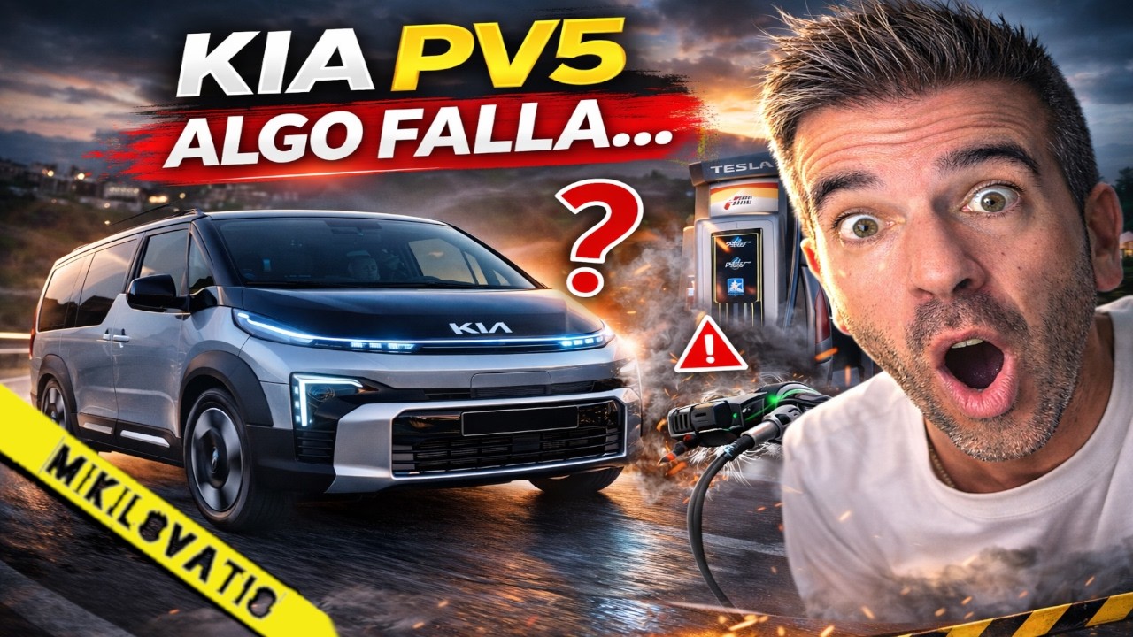 ⚡Estreno la nueva Kia PV5 y pasa esto… 😳