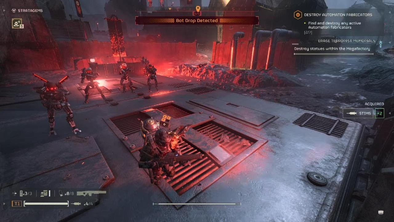 HELLDIVERS 2 solo dive the Automaton