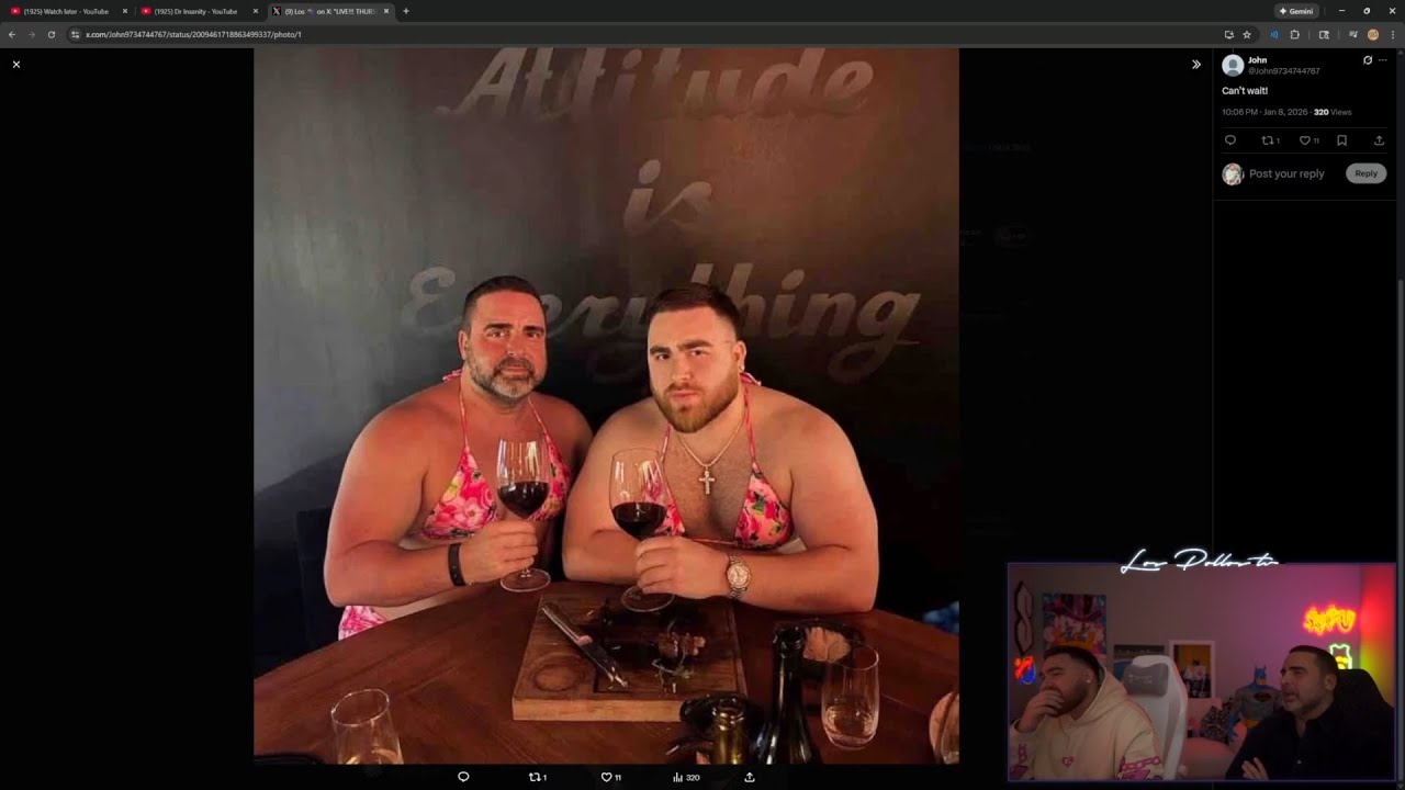 LosPollosTV and Wad are getting tired of the meme edits 😭 (1/8/26)