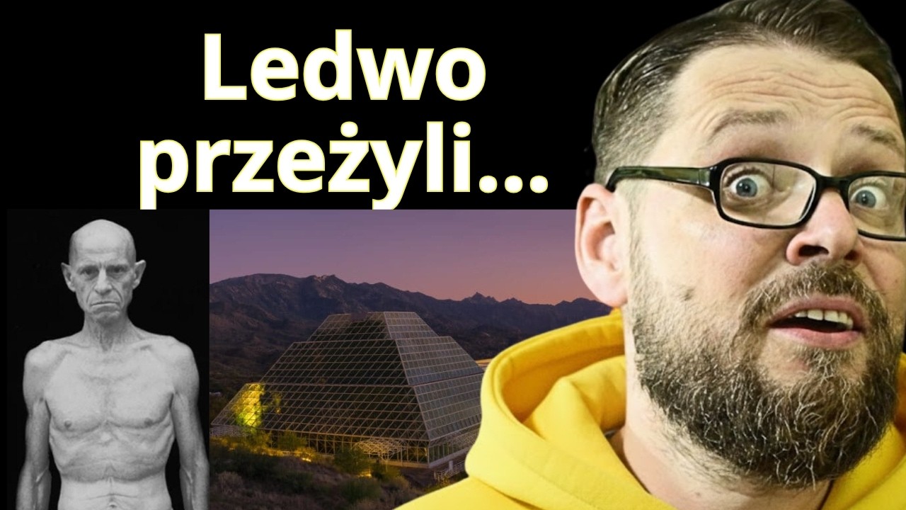 Zamknęli 8 osób w słoiku na 2 lata. Prawie zginęli! Biosfera 2