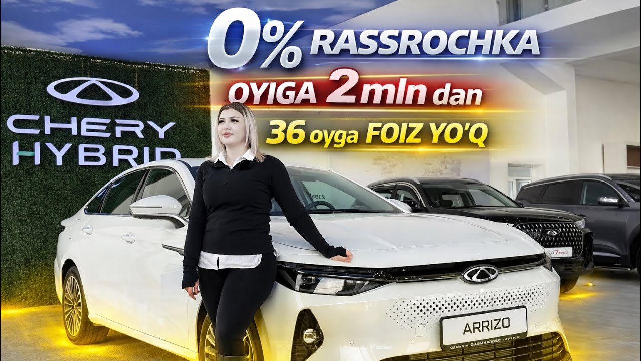 OYIGA 2 mln HAM EMAS 😱 0% RASSROCHKA CHERY TARQATISH BOSHLANDI 🔥 CHERY SAMARQAND 