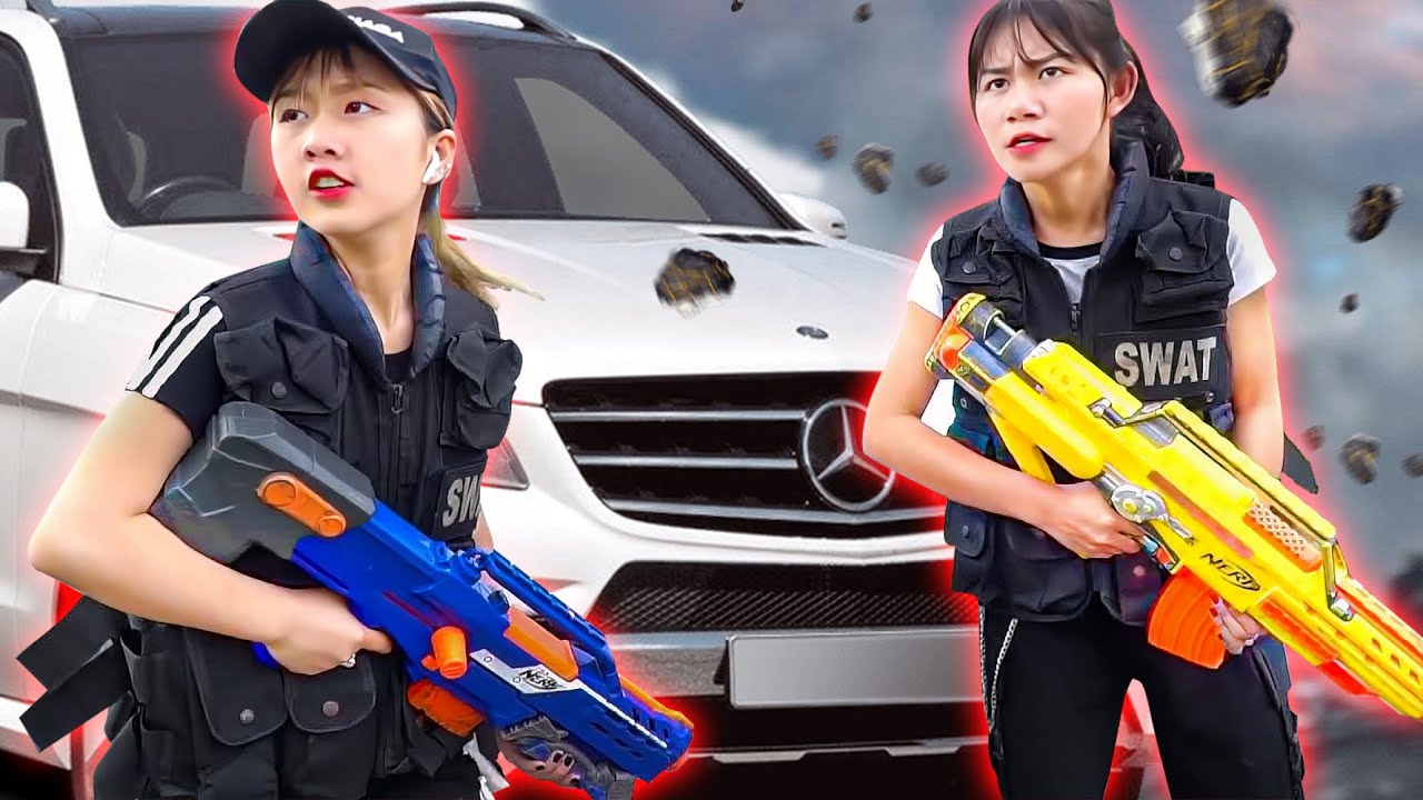 Top 5 best Police Patrol SEAL X Warriors Nerf Guns Fight Criminal Alibaba Captain Rescue HẠT TIÊU