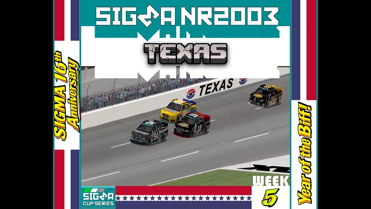 [ SIGMA CUP ] No Limits 351 @ Texas Motor Speedway Race 6 of 42 [ OFFLINE NR2003 ]