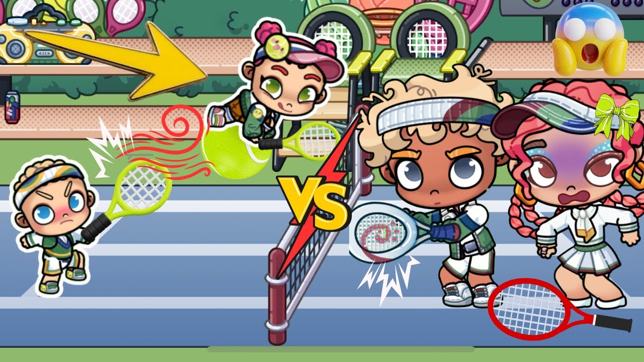 РОДИТЕЛИ vs ДЕТИ В ТЕННИСЕ🎾 ОПАСНЫЙ ПРИЁМ 😱| Теннис в аватар ворлд