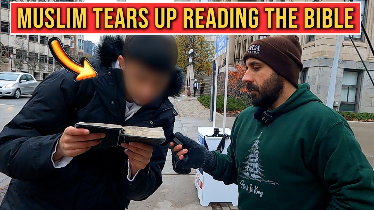 Young Muslim Cries After Reading Jesus' Words