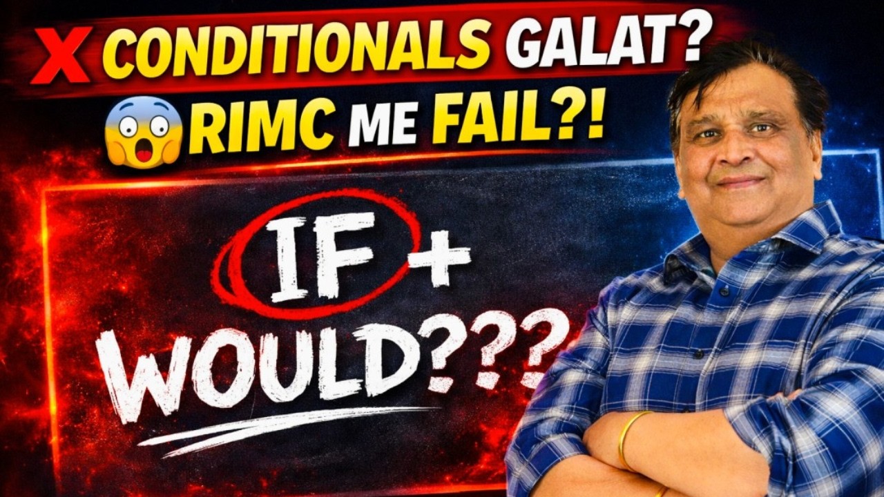 Conditionals in One Shot 🔥 | Zero to Hero Grammar Trick 💥 #EnglishGrammar #RMS2026 #SainikSchool
