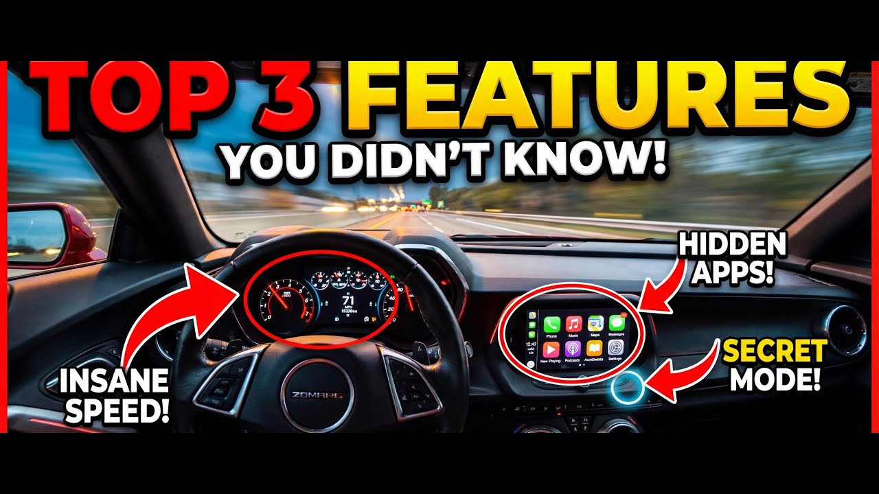 Top 3 Features I Still Love My Camaro SS -POV
