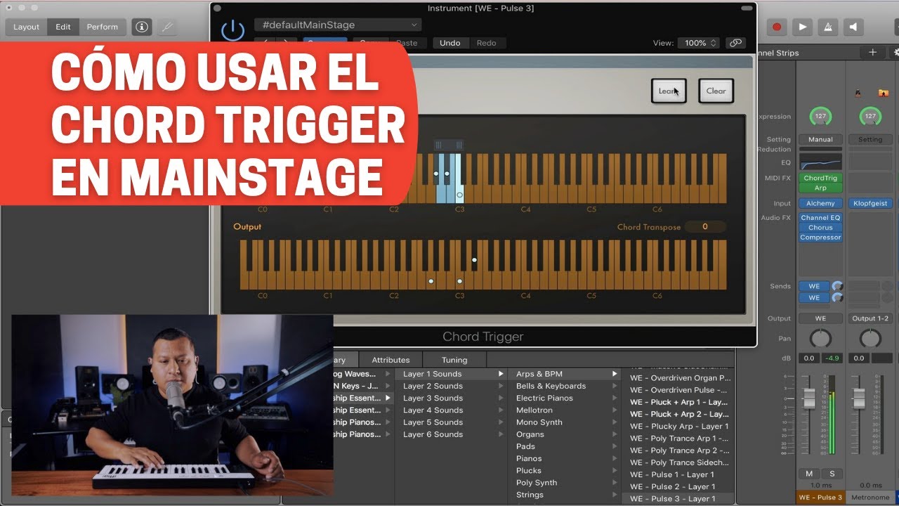 Cómo usar el Chord Trigger en MainStage - Worship Essentials