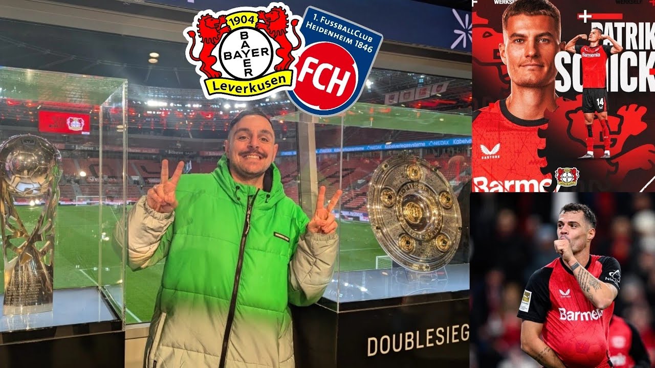 🔥Mega Comeback & Hattrick💥| Bayer Leverkusen vs 1 FC Heidenheim | Bundesliga |Burodelero Stadionvlog