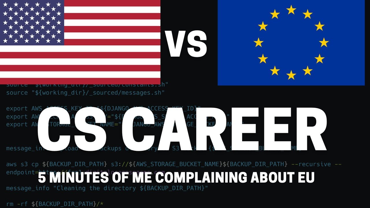CS Career in US vs EU