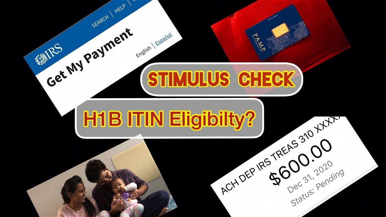 Stimulus Check for H1B with ITIN - spouse with ITIN | [600 stimulus IRS] || H1B || Telugu