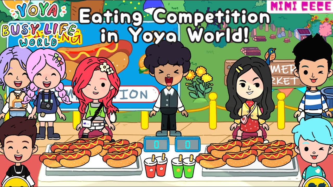 MimiCeceStory #39 CUỘC THI AI ĂN ĐƯỢC NHIỀU HƠN?! 😱| Who Will Win The Yoya Eating Contest? 😋