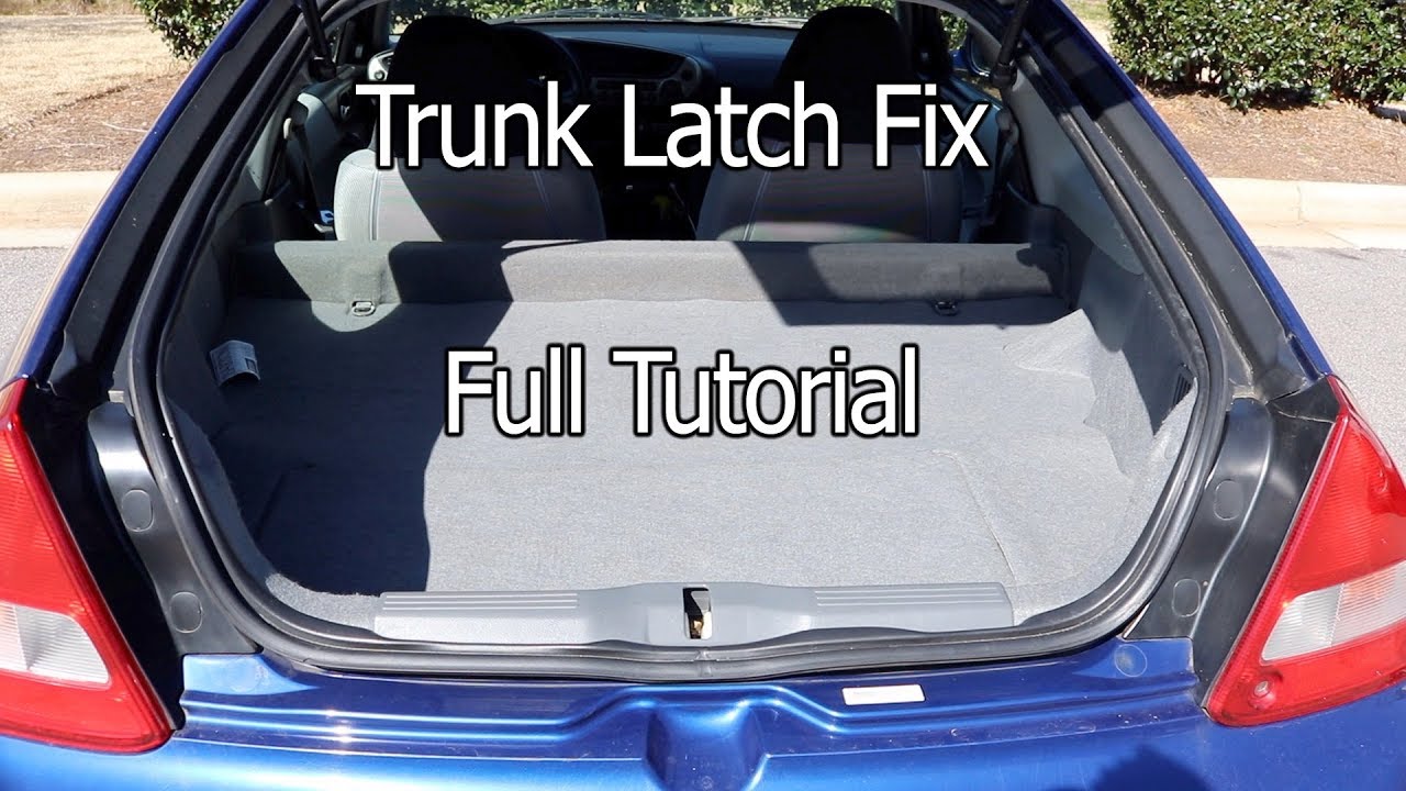 2001 Honda Insight rear hatch full repair