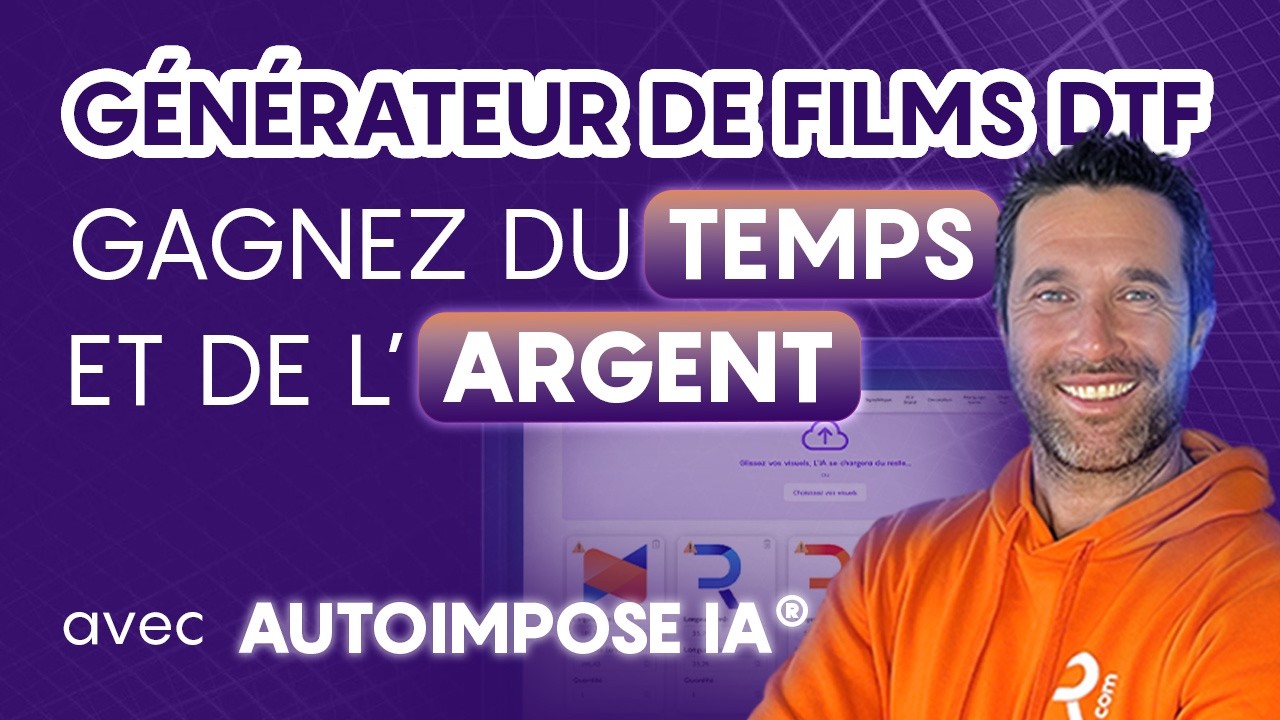 Webinar AutoImpose® IA : Comment économiser du temps et de l'argent sur vos films DTF ? 🚀