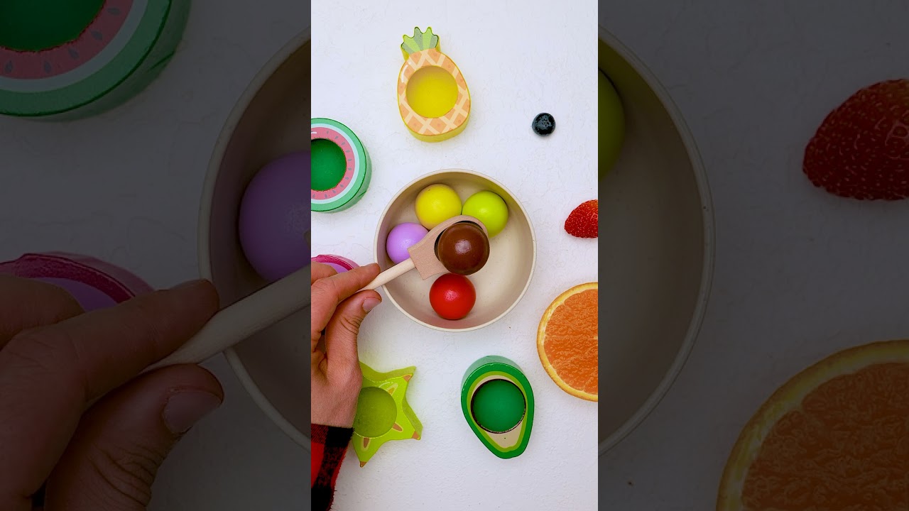 Color & Fruits Sorting Game for Kids 🍇🍍