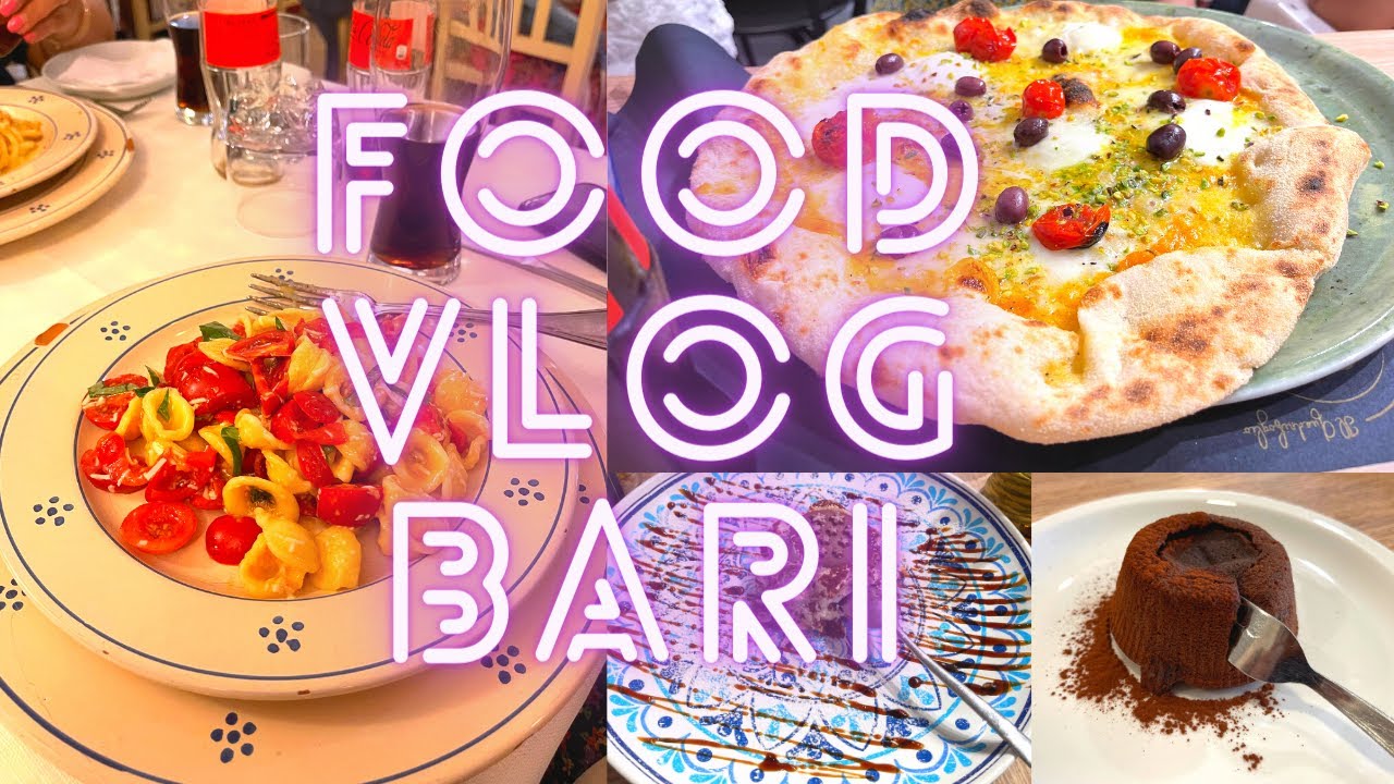 BEST FOOD IN BARI ITALY | FOOD VLOG | SOUTH OF ITALY | PUGLIA