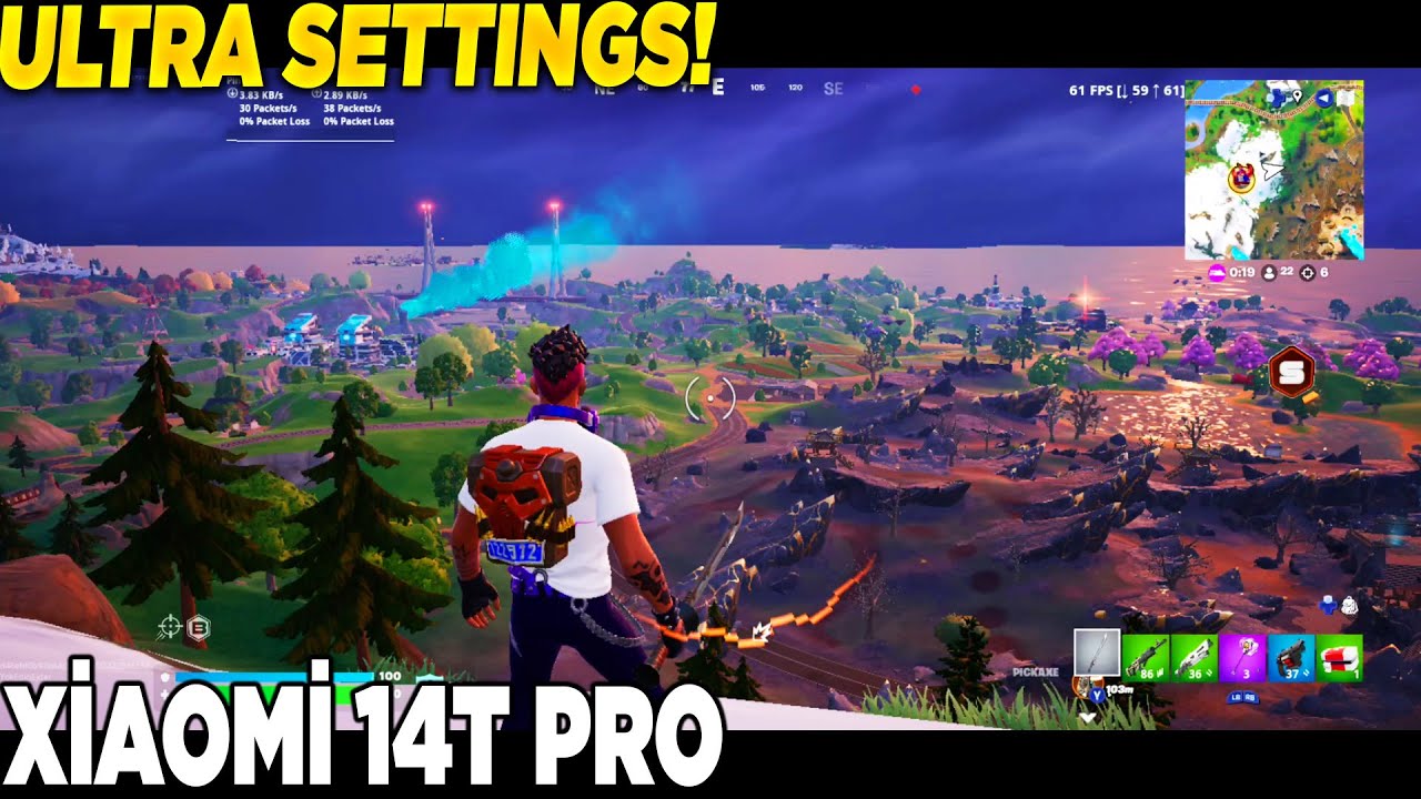 Xiaomi 14T Pro Fortnite Chapter 6 Ultra 60FPS MediaTek Dimensity 9300+