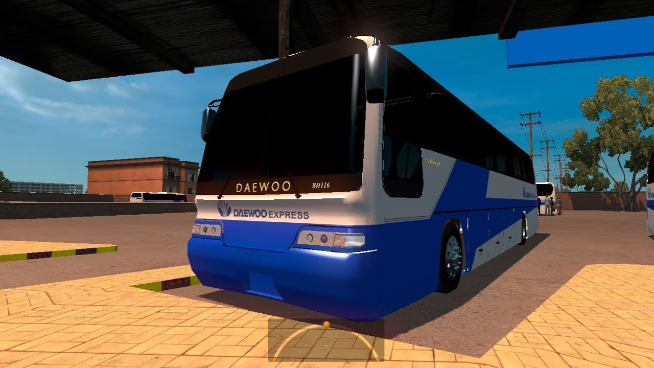 Pakistani Daewoo Buses in Video Game - ATS Bus Mods