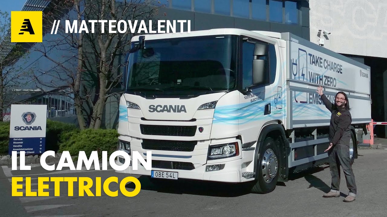 Come si guida un CAMION ELETTRICO? I segreti dello SCANIA P25 BEV