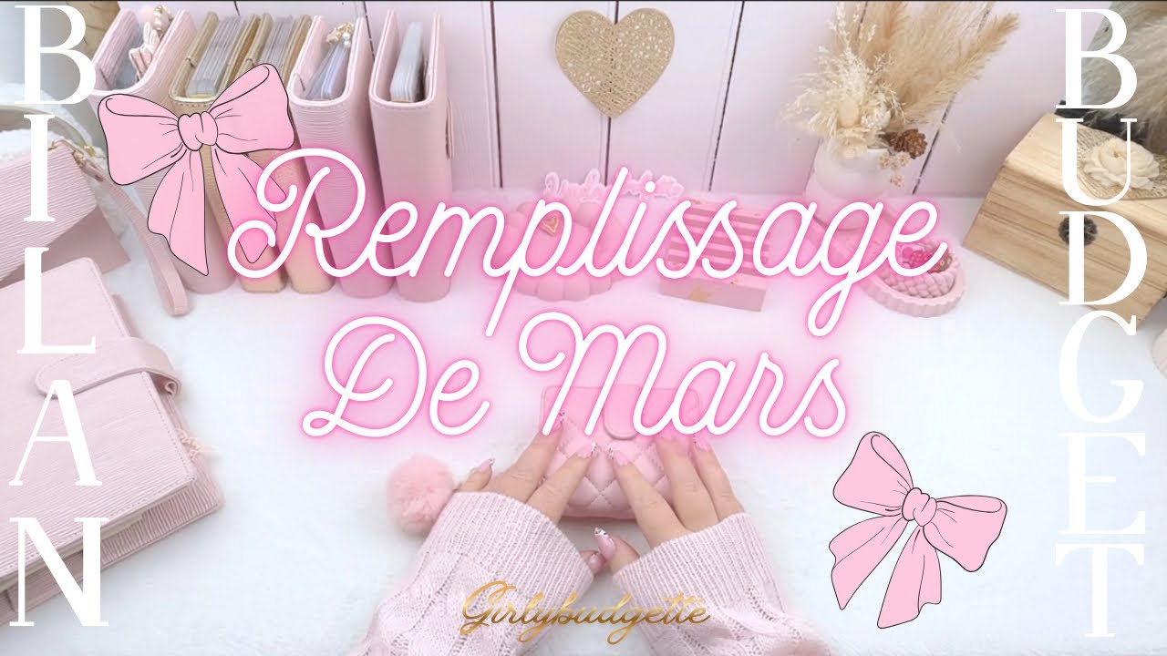 REMPLISSAGE DE MARS 🩷🩷