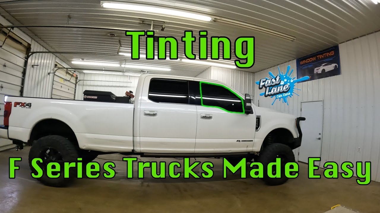 How To Tint The Front Windows On The Infamous Ford F-150, F-250, F-350, F-450