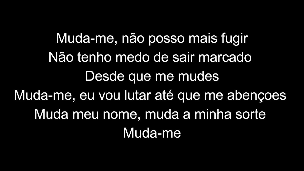 Muda-me - Trazendo a Arca