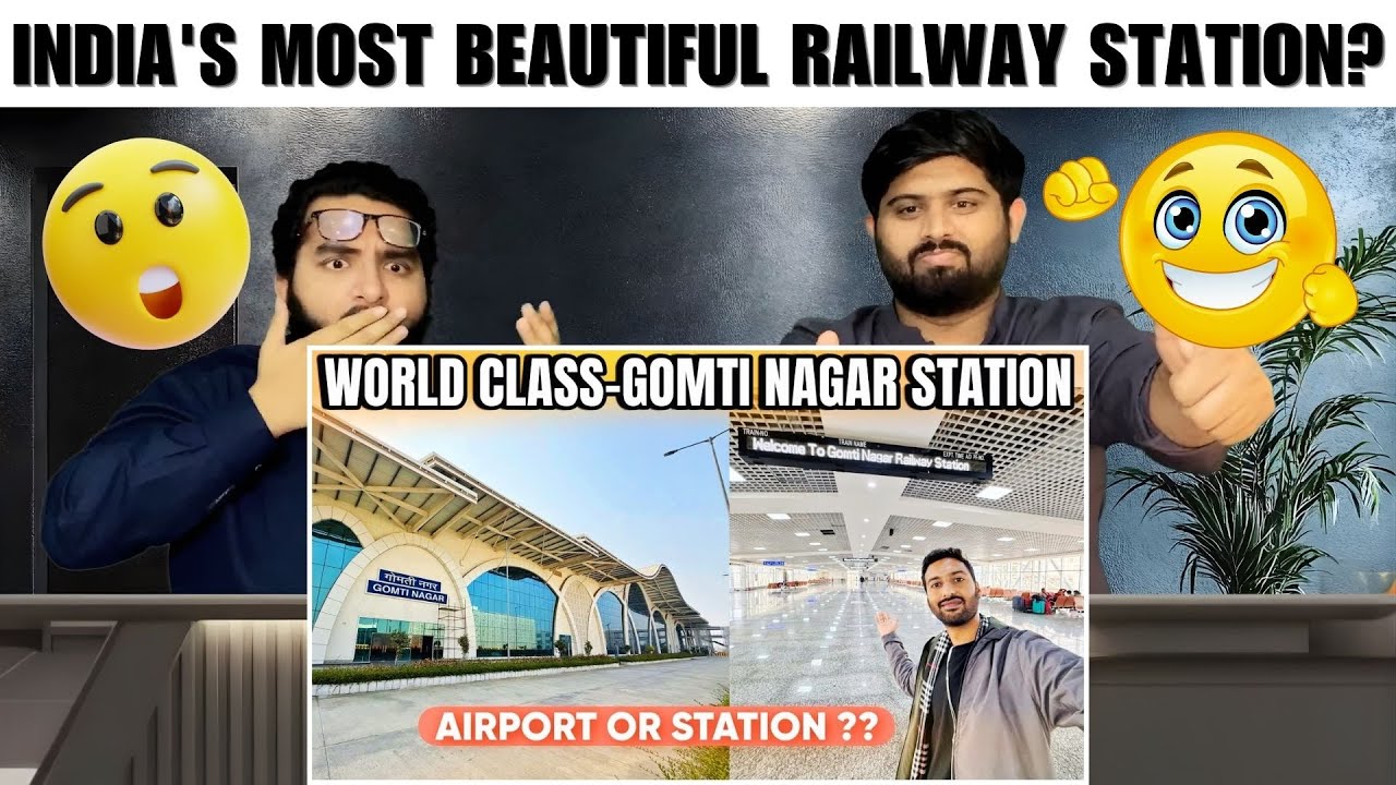 Reaction On Gomti Nagar Railway Station | विकास Pakistani Reaction 🔥