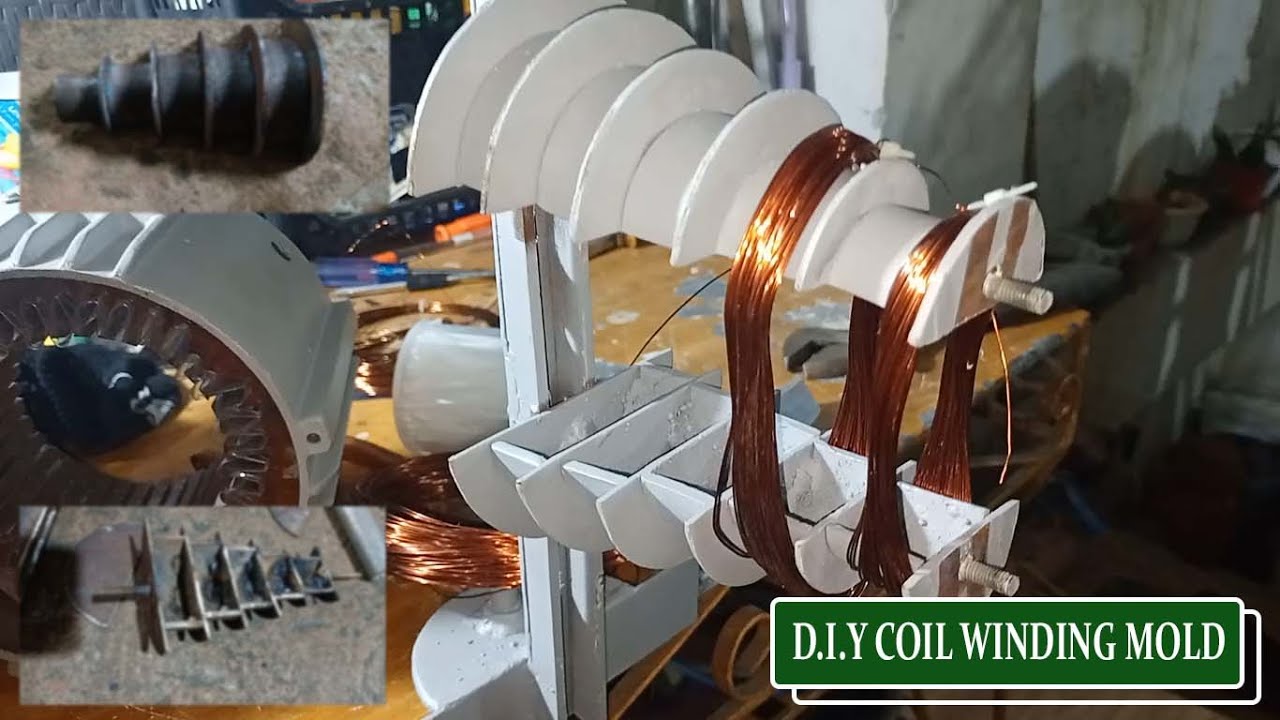 Making D.I.Y (Electric Motor Repair Coil Winding Mold)
