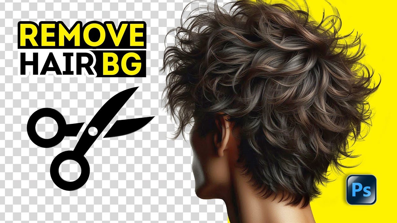 Remove Hair Background Easily | Photoshop Tutorial