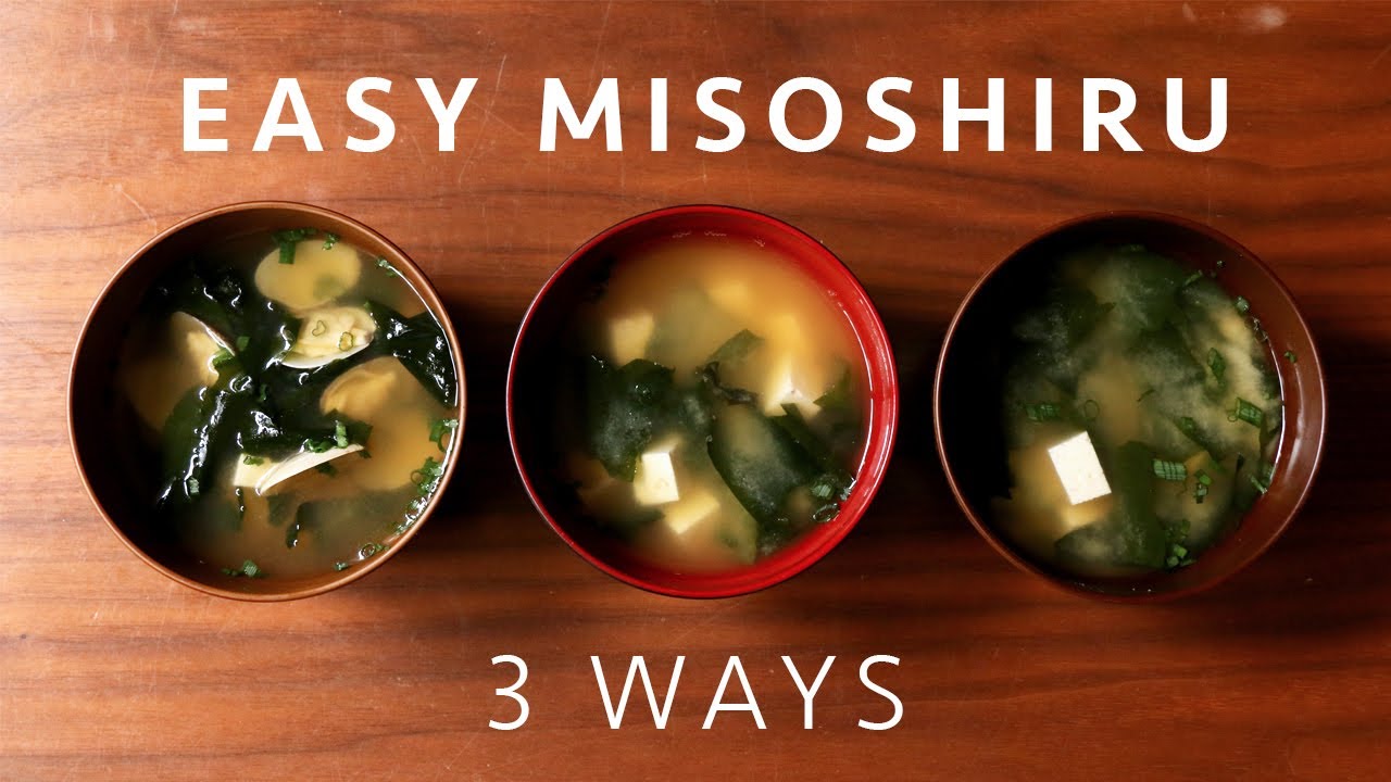 3 EASY ways to prepare MISOSHIRU!