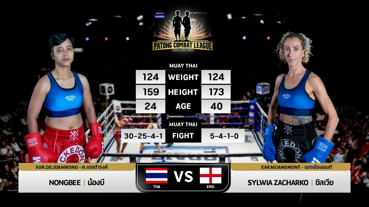Nong Bee Sor. Dejdamrong VS Sylwia Zacharko Eakmuangnon Patong Combat League 10-12-2025