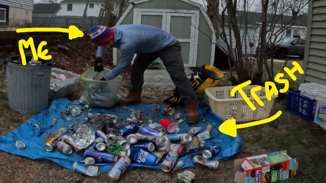 Picking up trash from Maine roads while running (Plogging vol. 1)