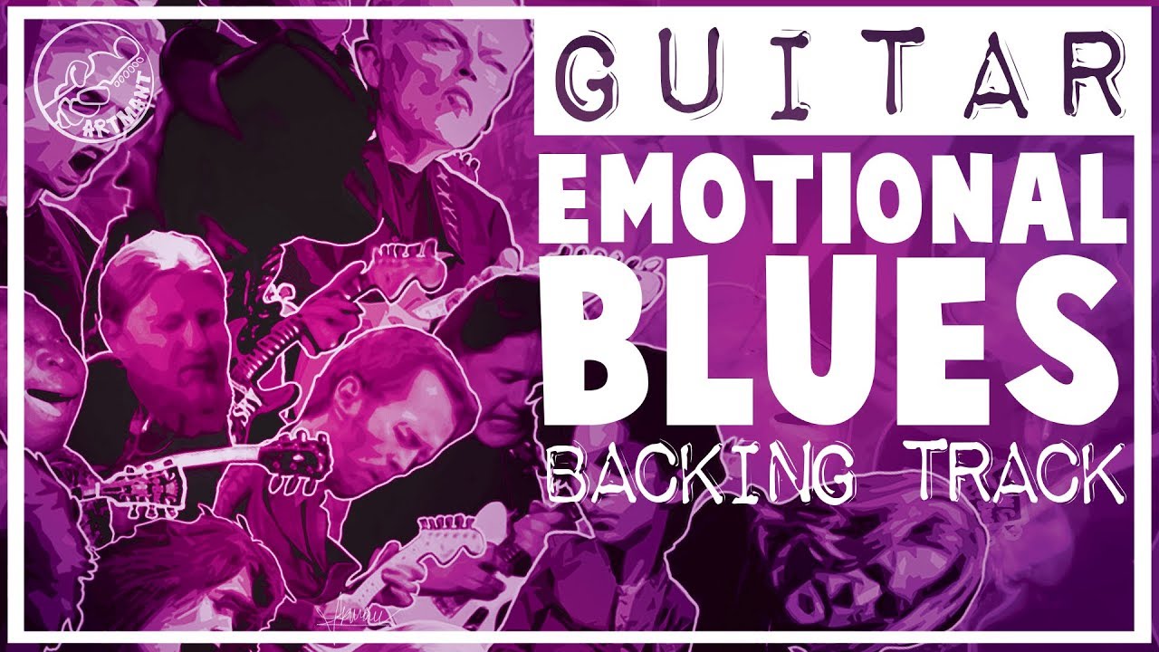 Emotional Blues Backing Track in A Minor