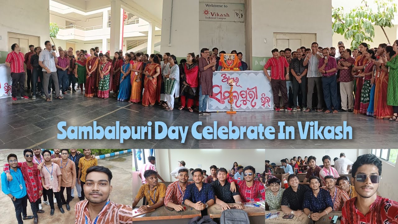 Sambalpuri Day Celebrate By Vikash Group Of Institutions //(# Vikash Nursing College, Bargarh )