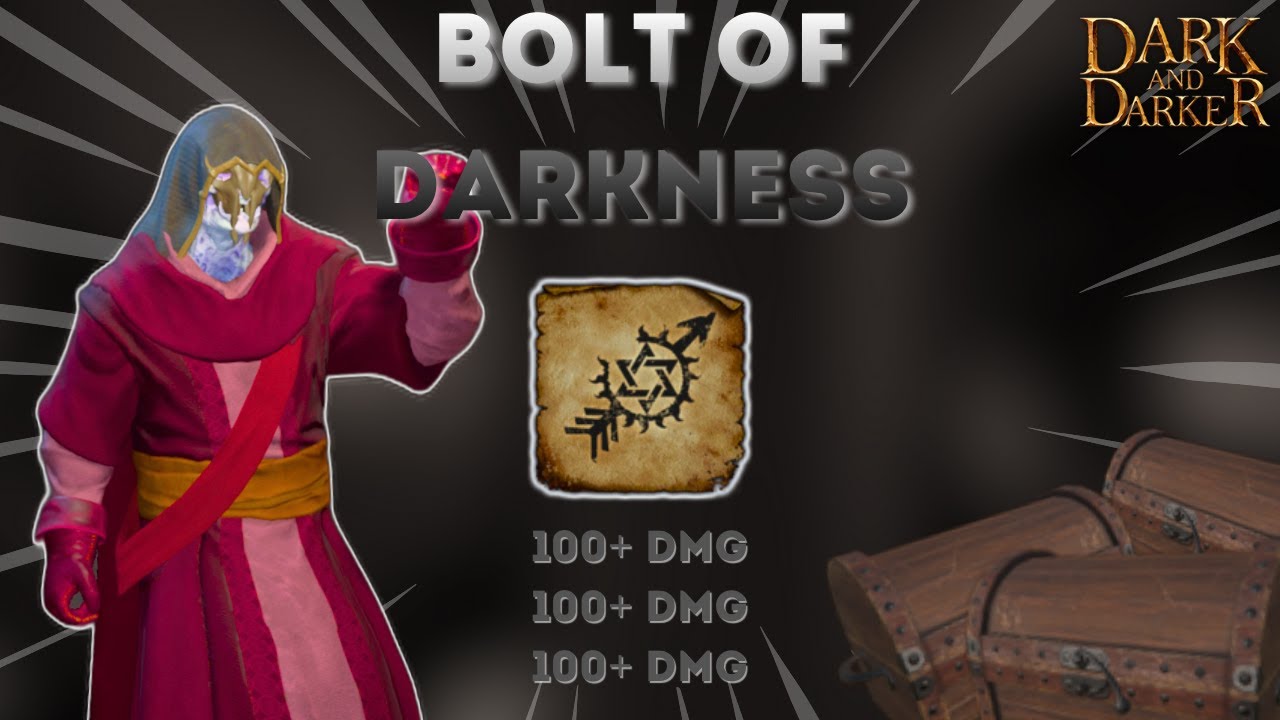 Bolt Of Darkness 2 Taps ANY Class | Caster Warlock | Dark and Darker