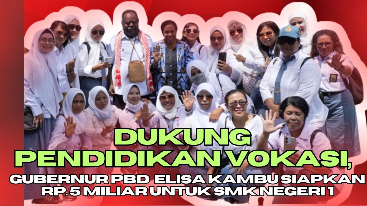 Dukung Pendidikan Vokasi-Gubernur PBD  Elisa Kambu Siapkan Rp5 Miliar untuk SMK Negeri 1