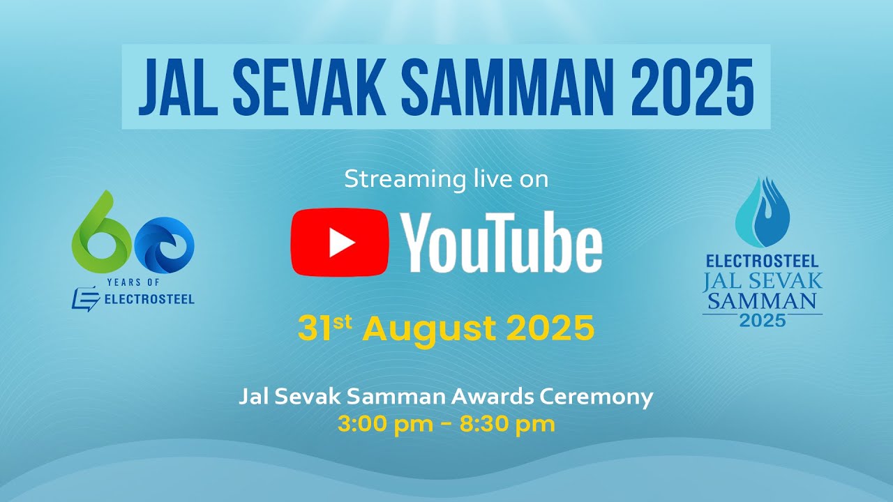 Live | Jal Sevak Samman 2025 Awards Ceremony | Electrosteel Group