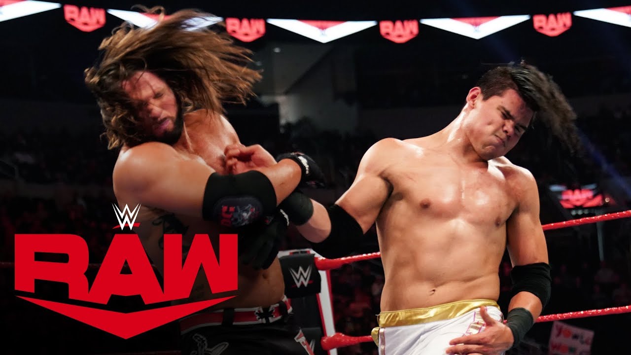 AJ Styles vs. Humberto Carrillo: Raw, Oct. 28, 2019