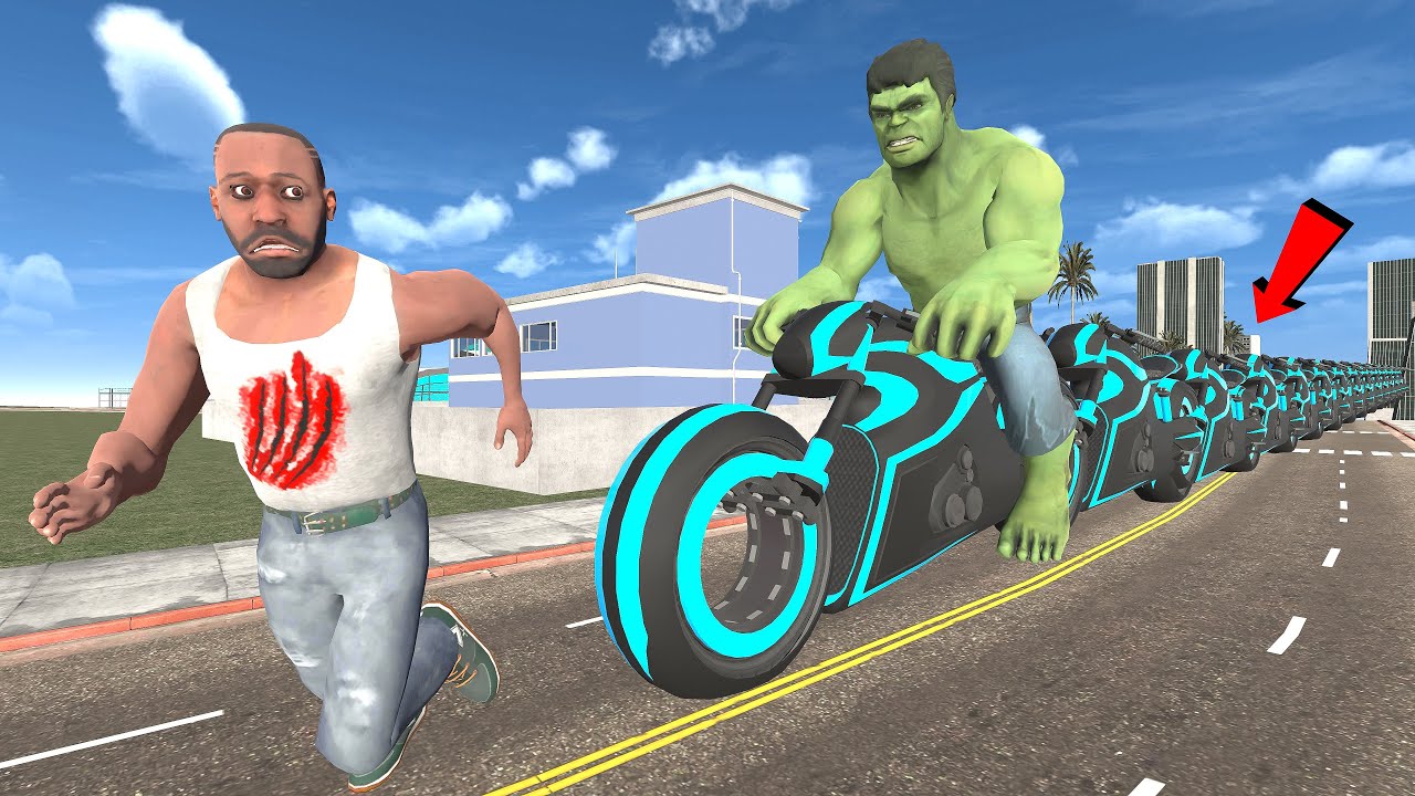 Franklin Make Longest Bike In Indian Bike Driving 3d
