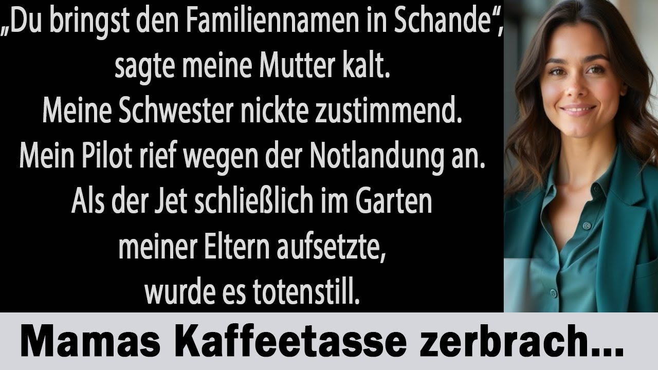 Eltern sagten: „Du blamierst uns“ – bis mein Privatjet landete.